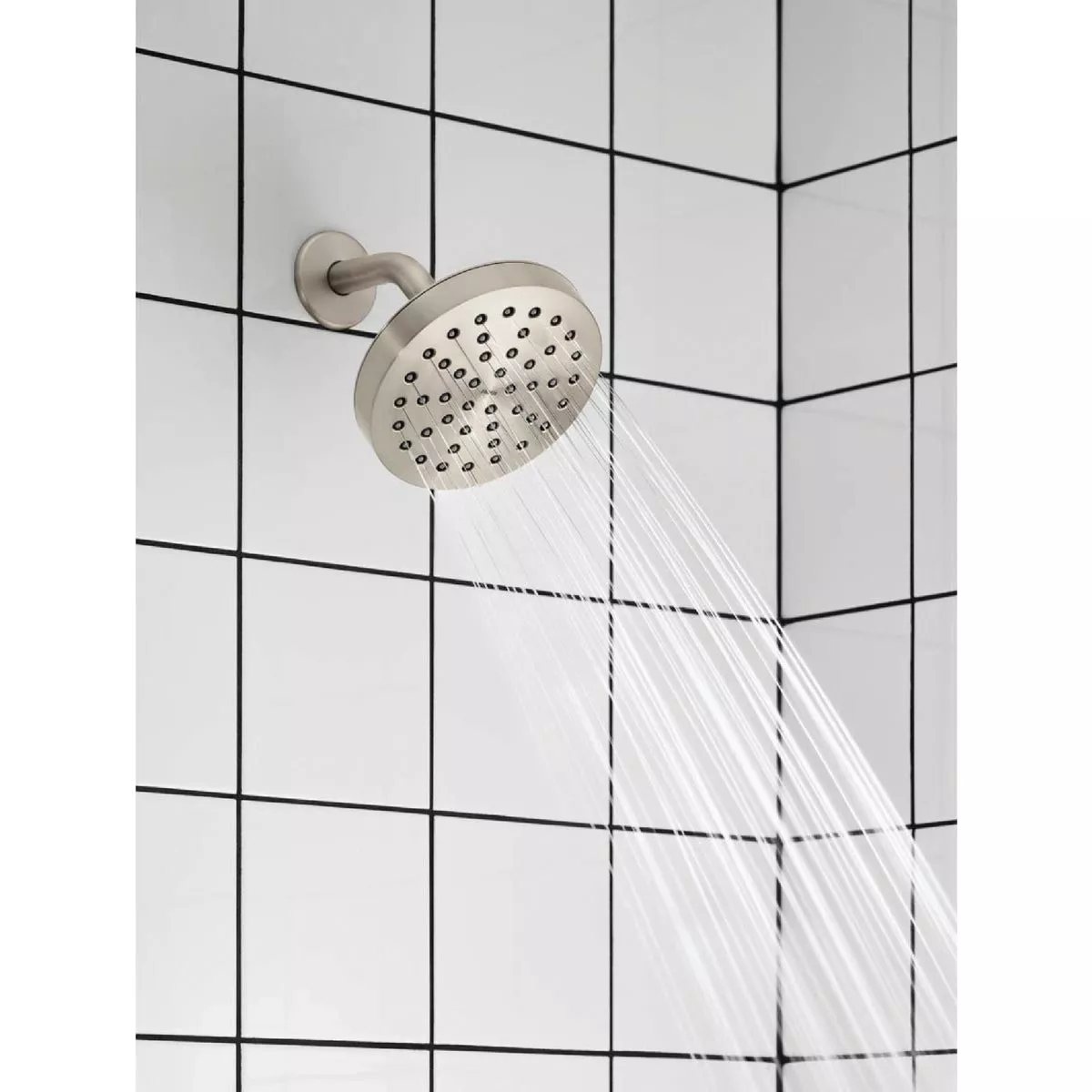 Moen Rinza Posi-Temp 1-Handle Lever Tub & Shower Faucet, Spot Resist Brushed Nickel - photo 2