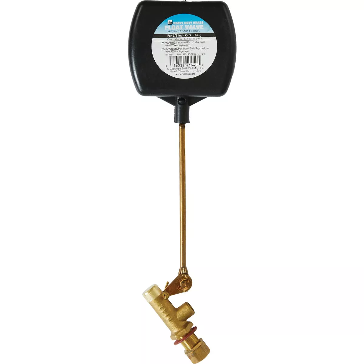 Dial 3/8 In. Brass Heavy-Duty Evaporative Cooler Float Valve