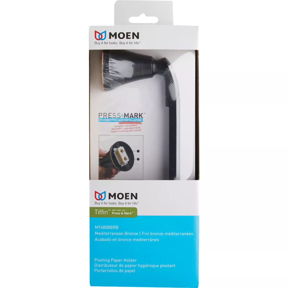 Moen Tiffin Wall Mount Toilet Paper Holder, Mediterranean Bronze - photo 2