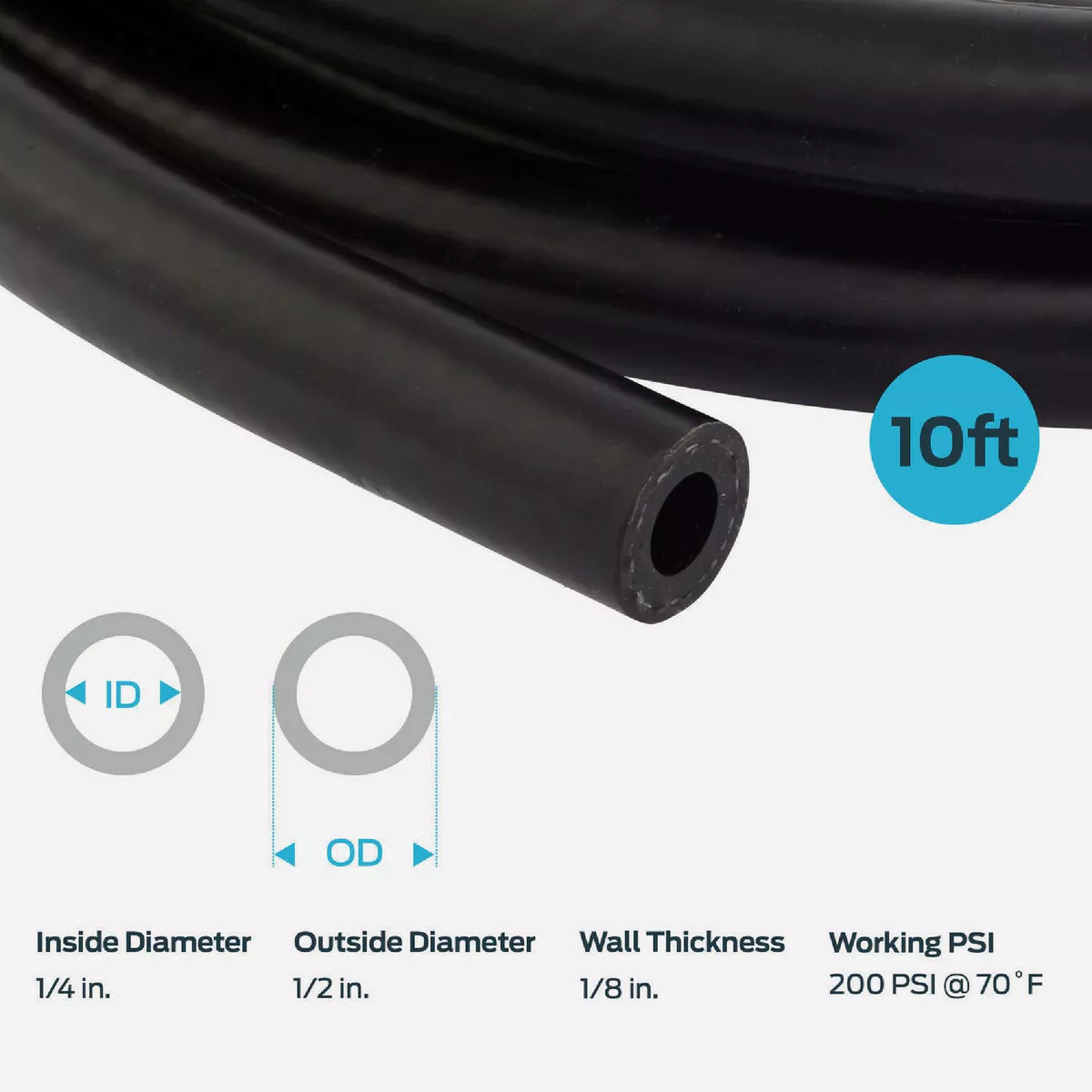 EZ-Flo 10 Ft. 1/4 In. ID Fuel Hose - photo 2