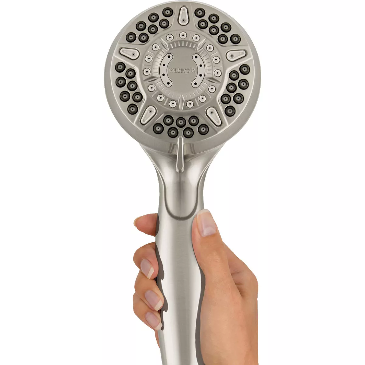 Waterpik PowerPulse Massage Dual Shower System 6+6-Spray 1.8 GPM Combo Handheld Shower & Rainfall Showerhead, Brushed Nickel - photo 4
