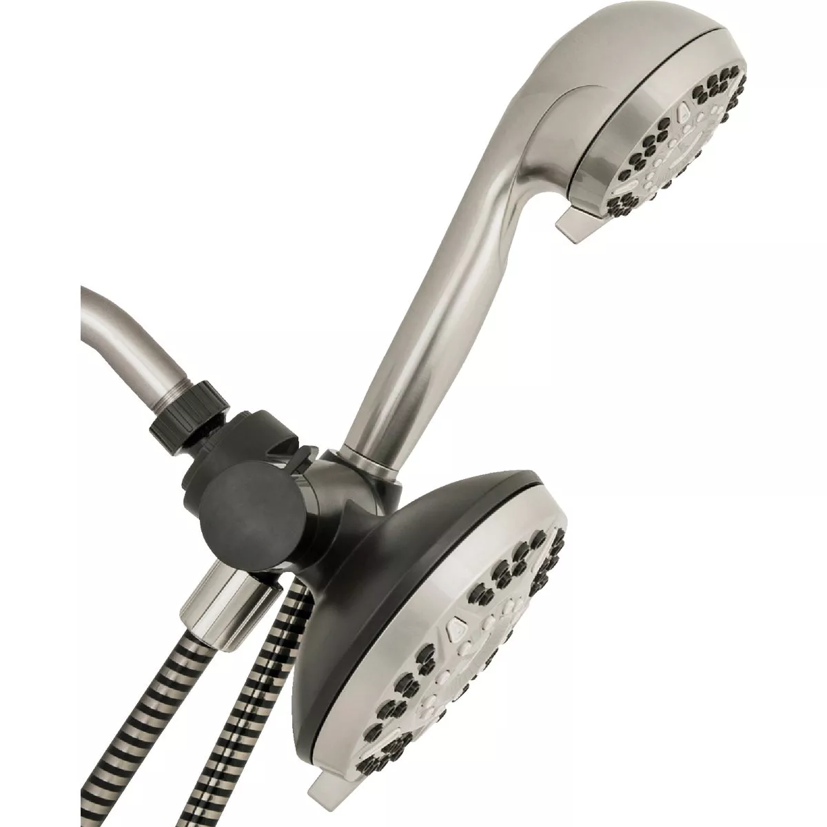 Waterpik PowerPulse Massage Dual Shower System 6+6-Spray 1.8 GPM Combo Handheld Shower & Rainfall Showerhead, Brushed Nickel - photo 3