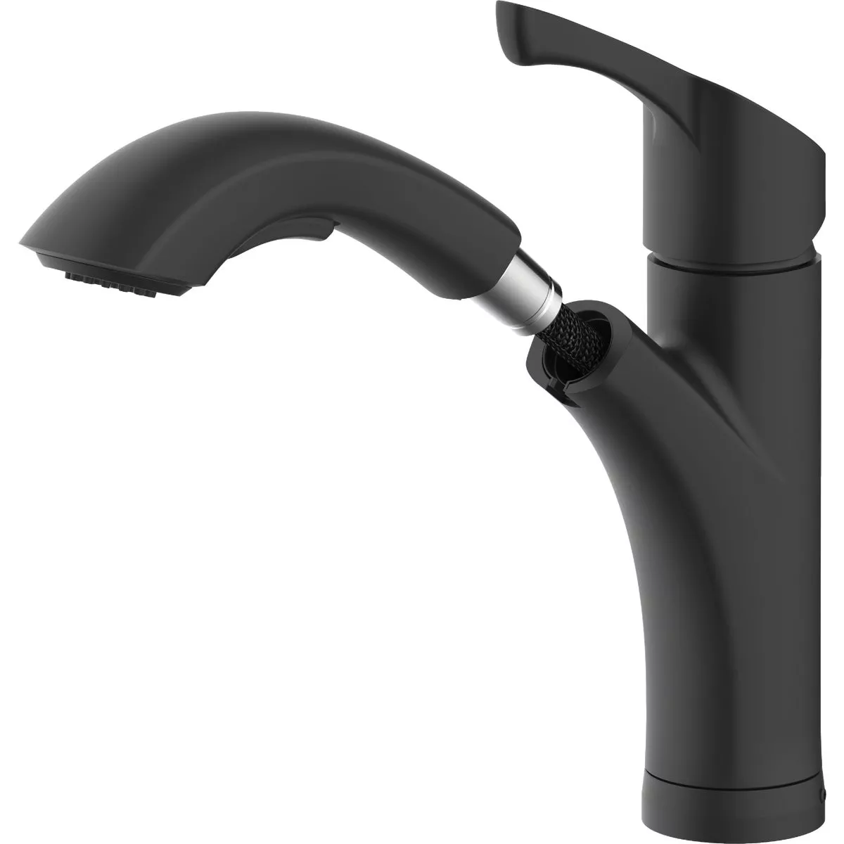 Home Impressions 1-Handle Pull-Out Kitchen Faucet, Matte Black Finish - photo 4