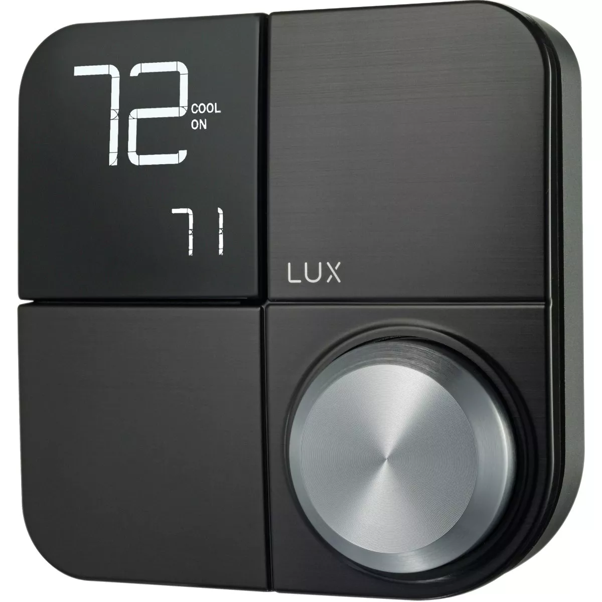 LUX Products KONO Smart WiFi Programmable Black Stainless Digital Thermostat - photo 3