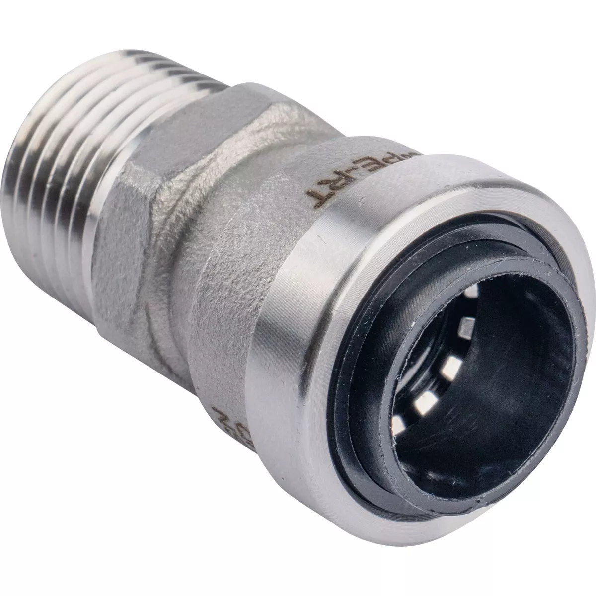 QuickFitting 1/2 In. Push-to-Connect x 1/2 In. MNPT Stainless Steel Straight Male Adapter - photo 6