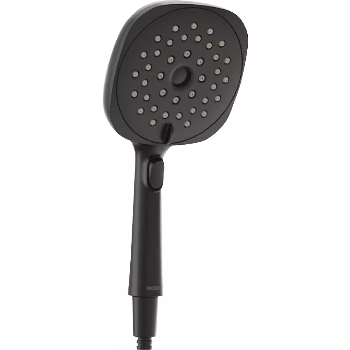 Moen Matte Black 6 In. Dia. Spray Head Handheld Shower