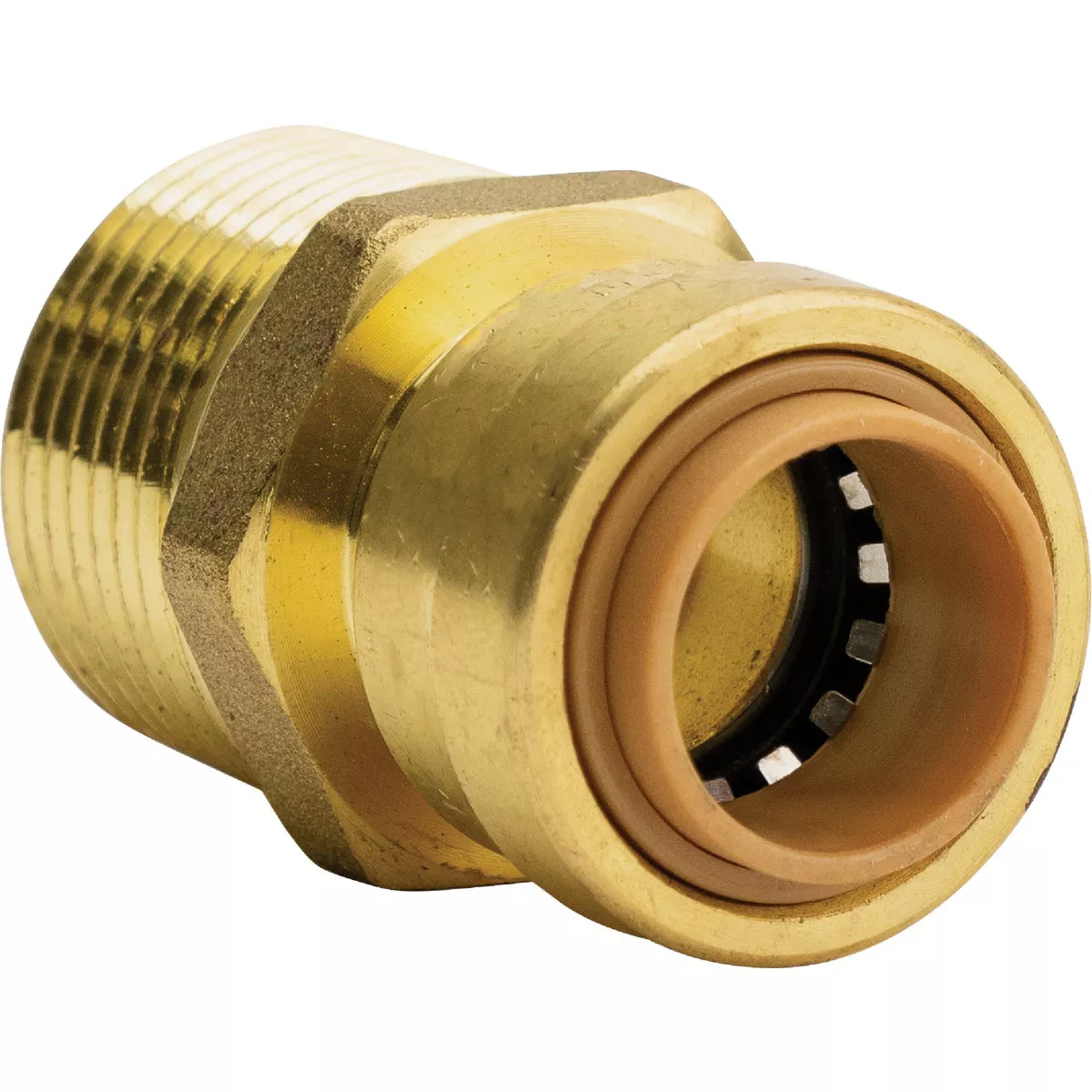QuickFitting 1/2 In. Push-to-Connect x 3/4 In. MNPT Brass Reducing Male Adapter - photo 4
