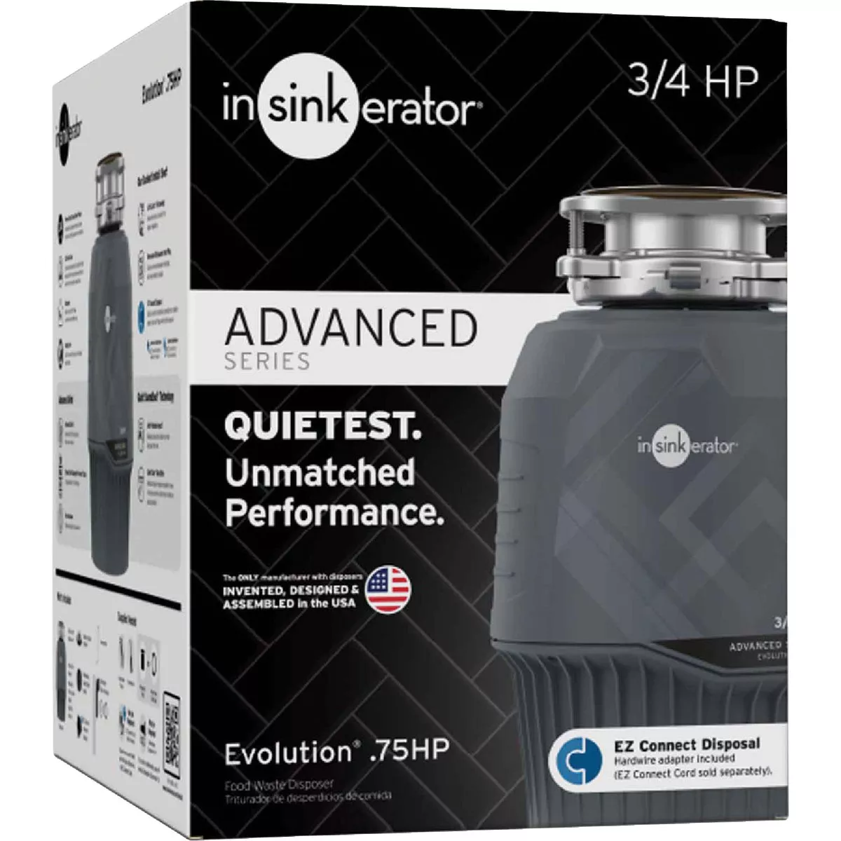 Insinkerator Evolution 3/4 HP Garbage Disposer, 9 Year Warranty - photo 2