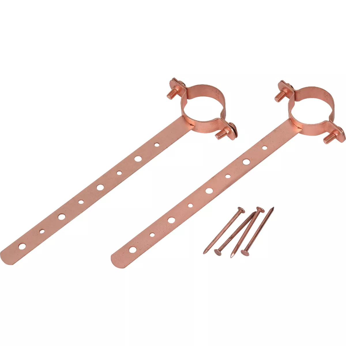 Oatey 3/4 In. x 12 In. Copper-Coated Pipe Hanger Strap