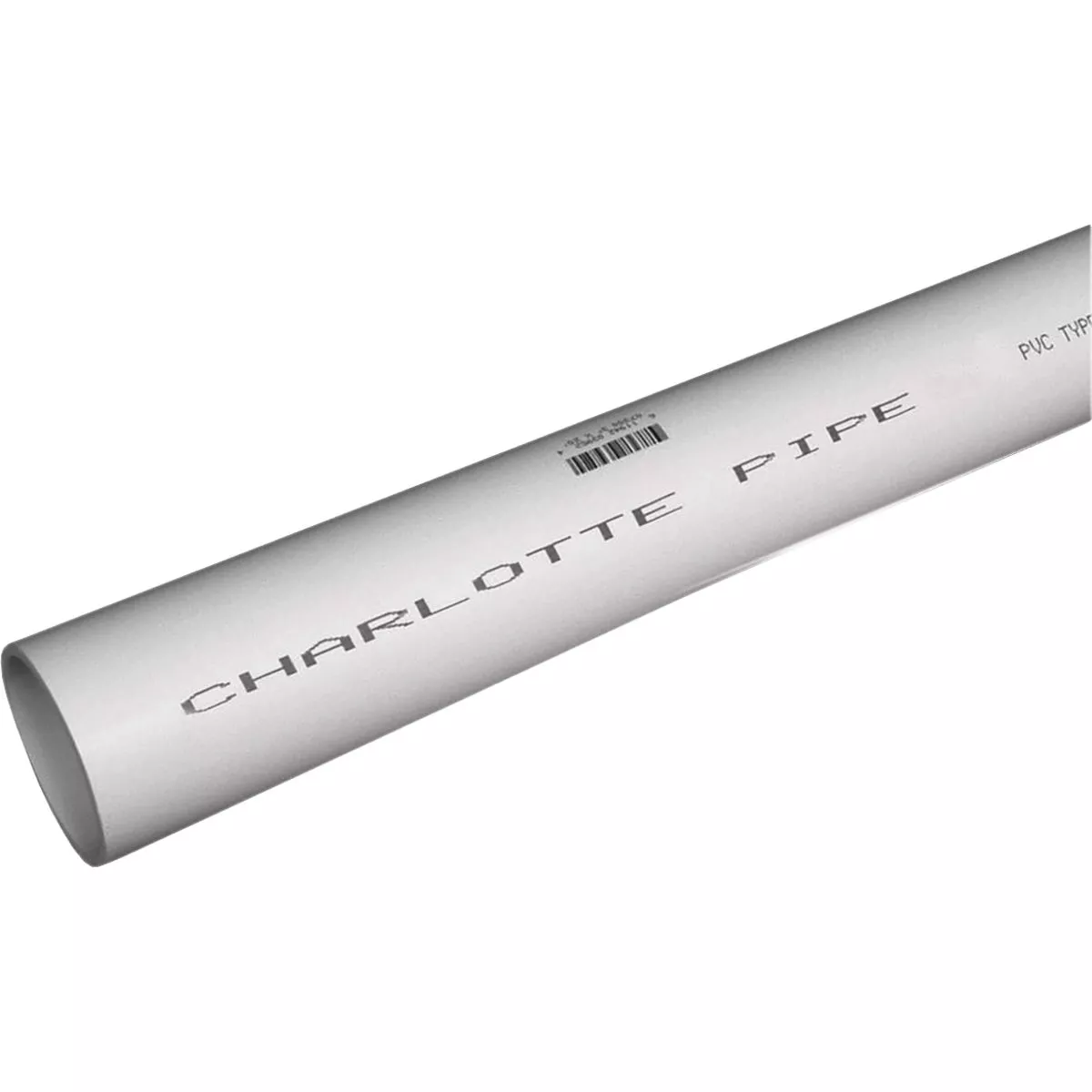 Charlotte Pipe 1 In. x 2 Ft. Schedule 40 PVC Pressure Pipe, Plain End