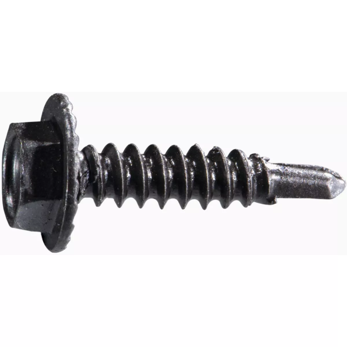 Midwest Fastener #8 x 3/4 In. Brown Ruspert Coated Steel Hex Washer Head Self-Drilling Screws (100 Ct.)-
