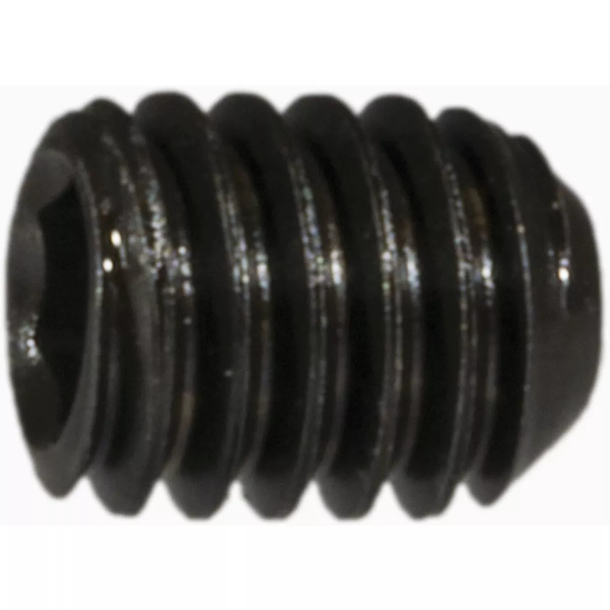 Midwest Fastener 4mm-0.7 x 5mm Plain Class 14.9 Steel Coarse Thread Cup Point Hex Socket Headless Set Screws