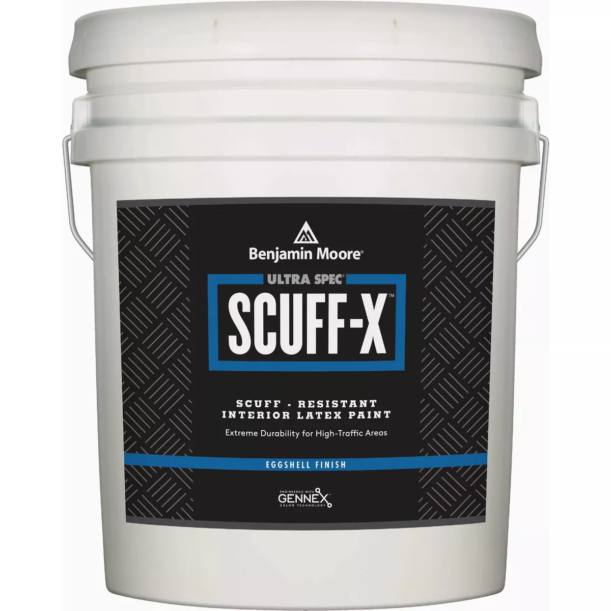 Benjamin Moore Ultra Spec Scuff-X Acrylic Copolymer Eggshell Interior Wall Paint, Base 1, 5 Gal.