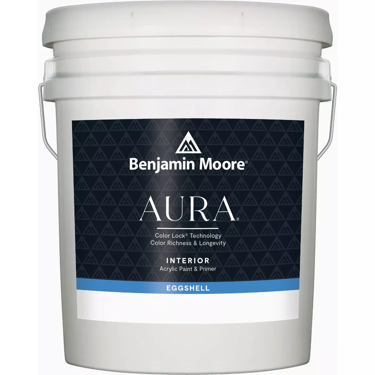 Benjamin Moore Aura Waterborne Acrylic Eggshell Interior Paint & Primer, Base 1, 5 Gal.