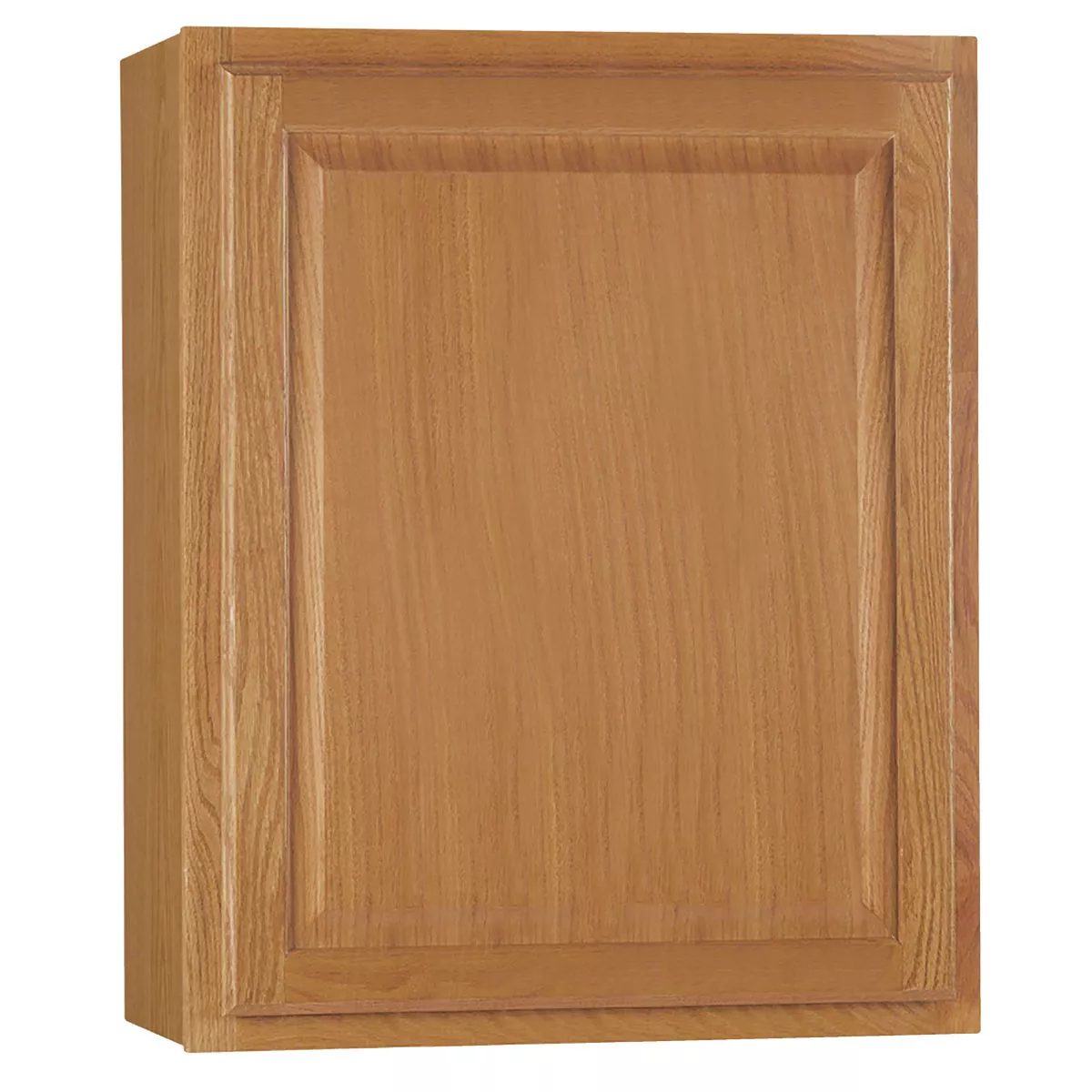 Continental Cabinets Hamilton 24 In. W x 30 In. H x 12 In. D Medium Oak Wall Kitchen Cabinet