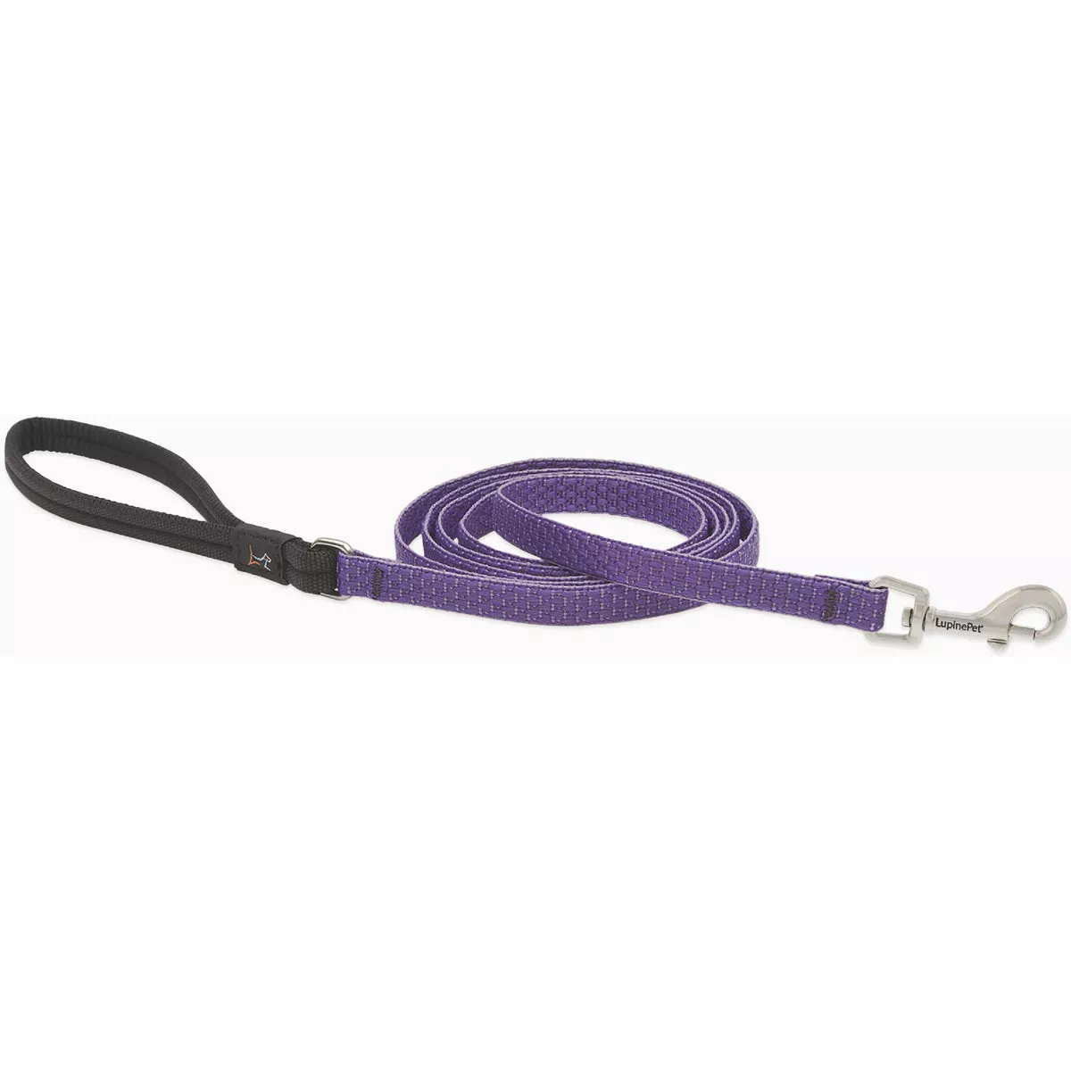 Lupine 1/2 In. x 6 Ft. Eco-Woven Webbing Small Dog Lilac Dog Leash