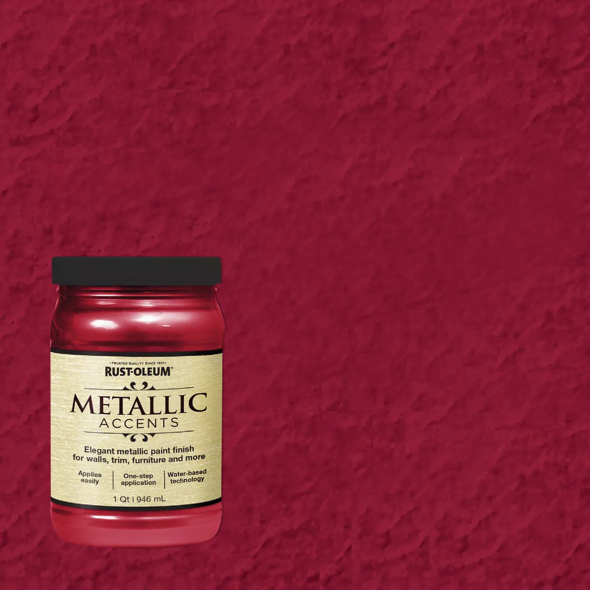 Rust-Oleum 32 Oz. Metallic Accents Paint, Ruby