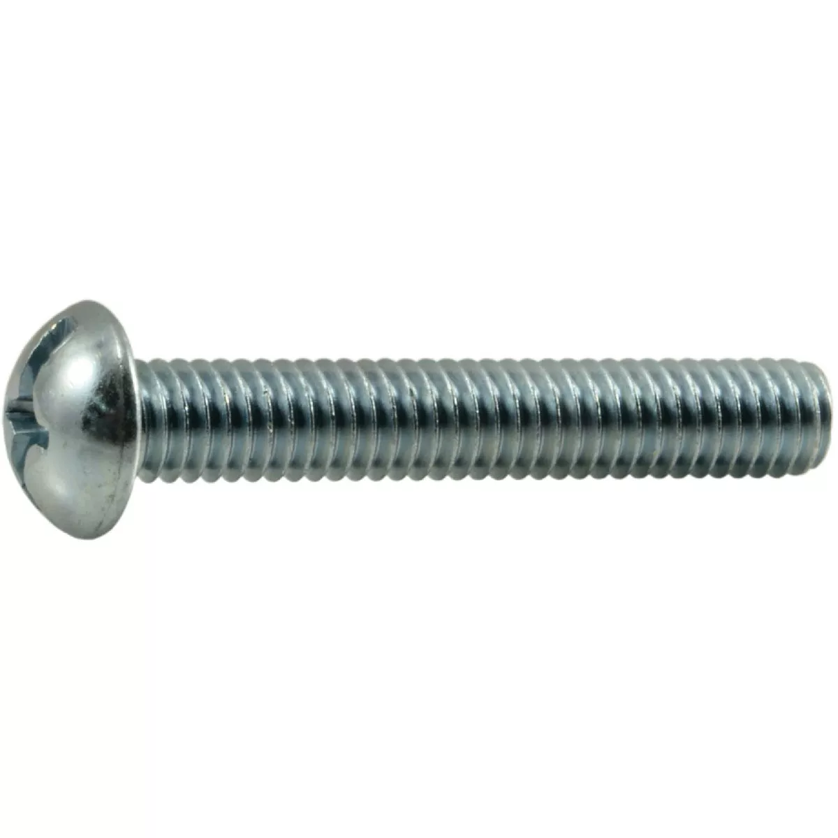 Midwest Fastener 5/16 In.-18 x 2 In. Zinc Plated Steel Coarse Thread Combo Round Head Machine Screws (12 Ct.)-