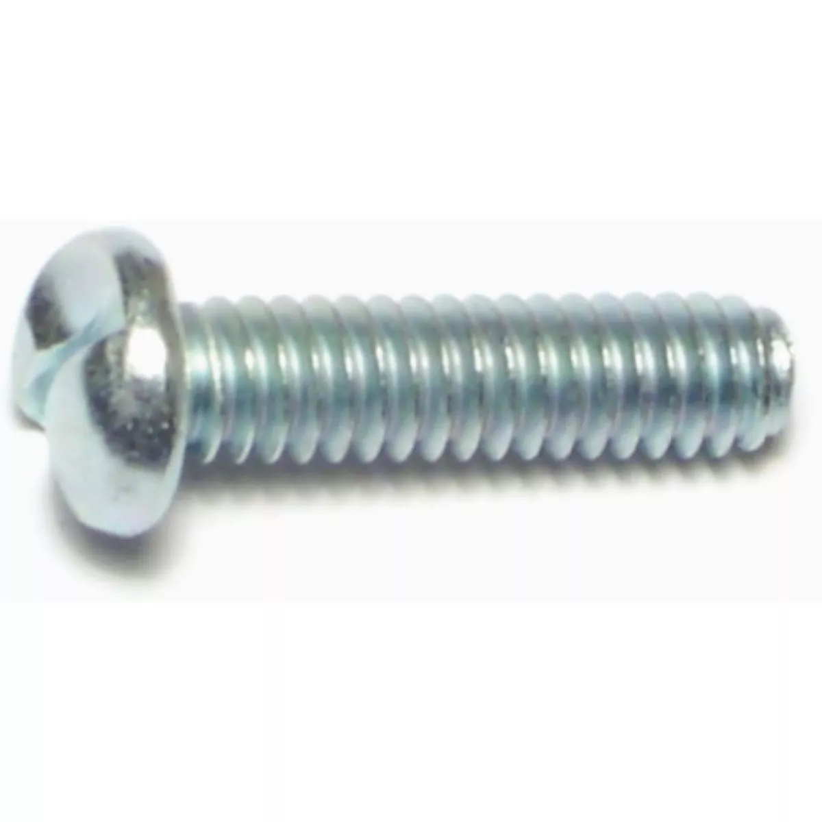 Midwest Fastener 1/4 In.-20 x 1 In. Zinc Plated Steel Coarse Thread Slotted One-Way Round Head Screws