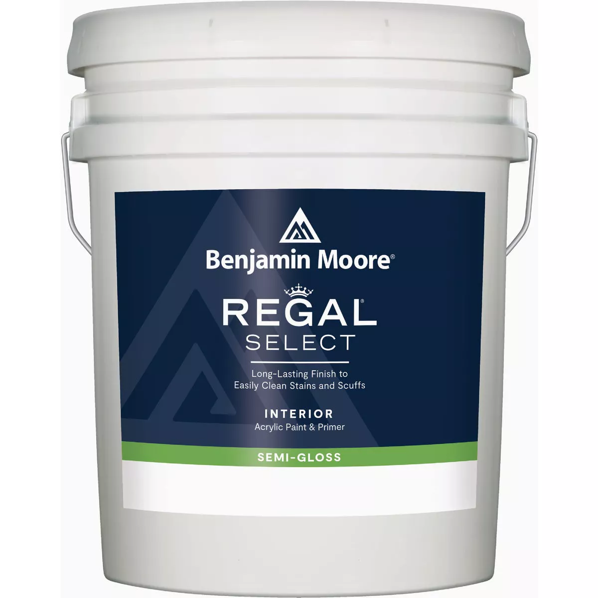 Benjamin Moore Regal Select Acrylic Semi Gloss Premium Interior Paint & Primer, Base 2, 5 Gal.