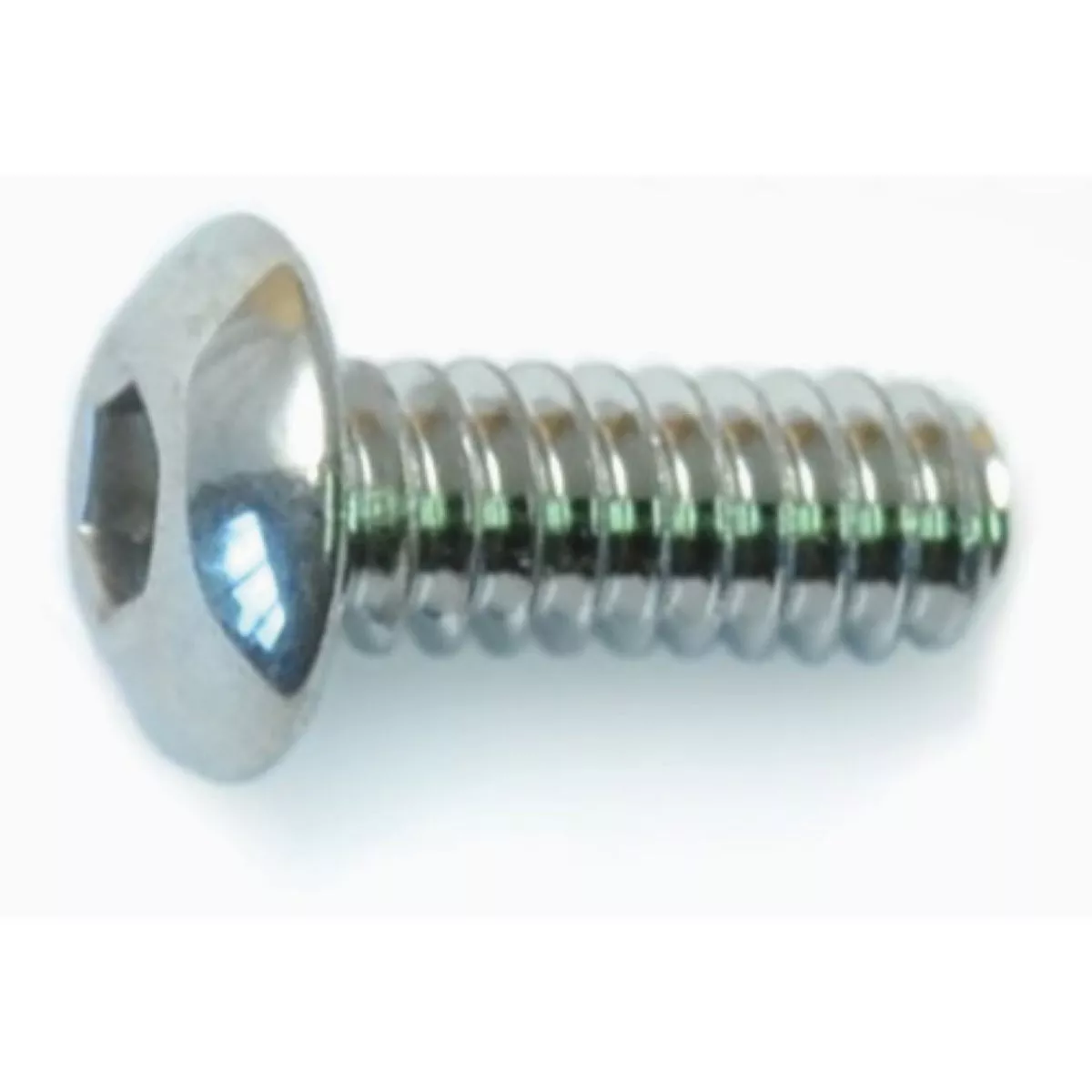 Midwest Fastener #10-24 x 1/2 In. Polished 18-8 Stainless Steel Coarse Thread Button Head Socket Cap Screws