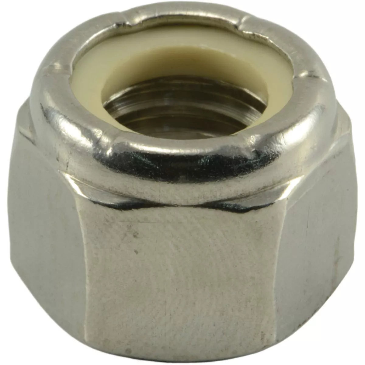 Midwest Fastener 1/2 In.-13 18-8 Stainless Steel Coarse Thread Nylon Insert Lock Nuts (6 Ct.)
