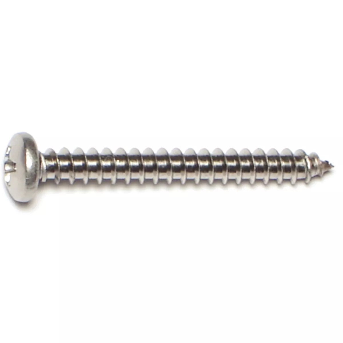 Midwest Fastener #6 x 1-1/4 In. 18-8 Stainless Steel Phillips Pan Head Sheet Metal Screws
