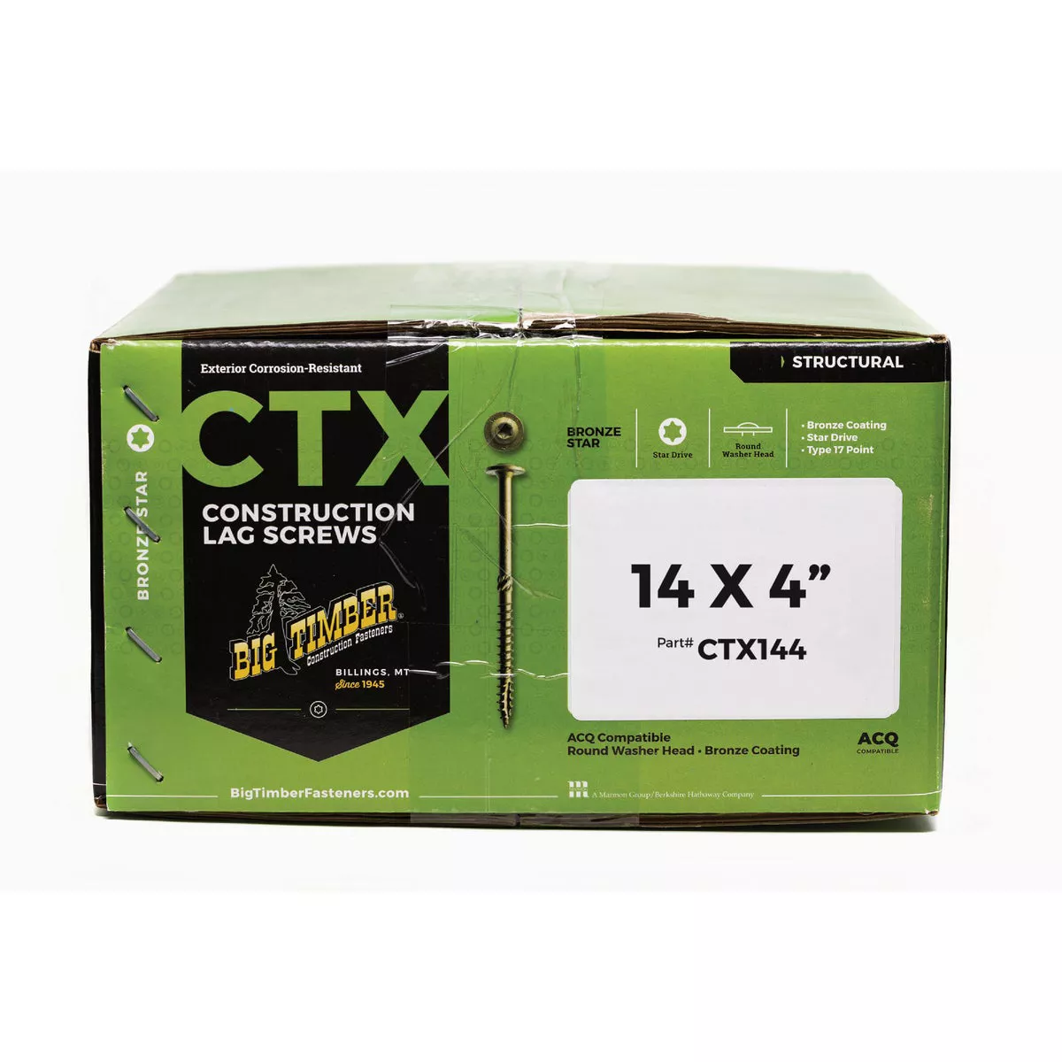 Big Timber #14 x 4 In. Structure Screw (500 Ct.)