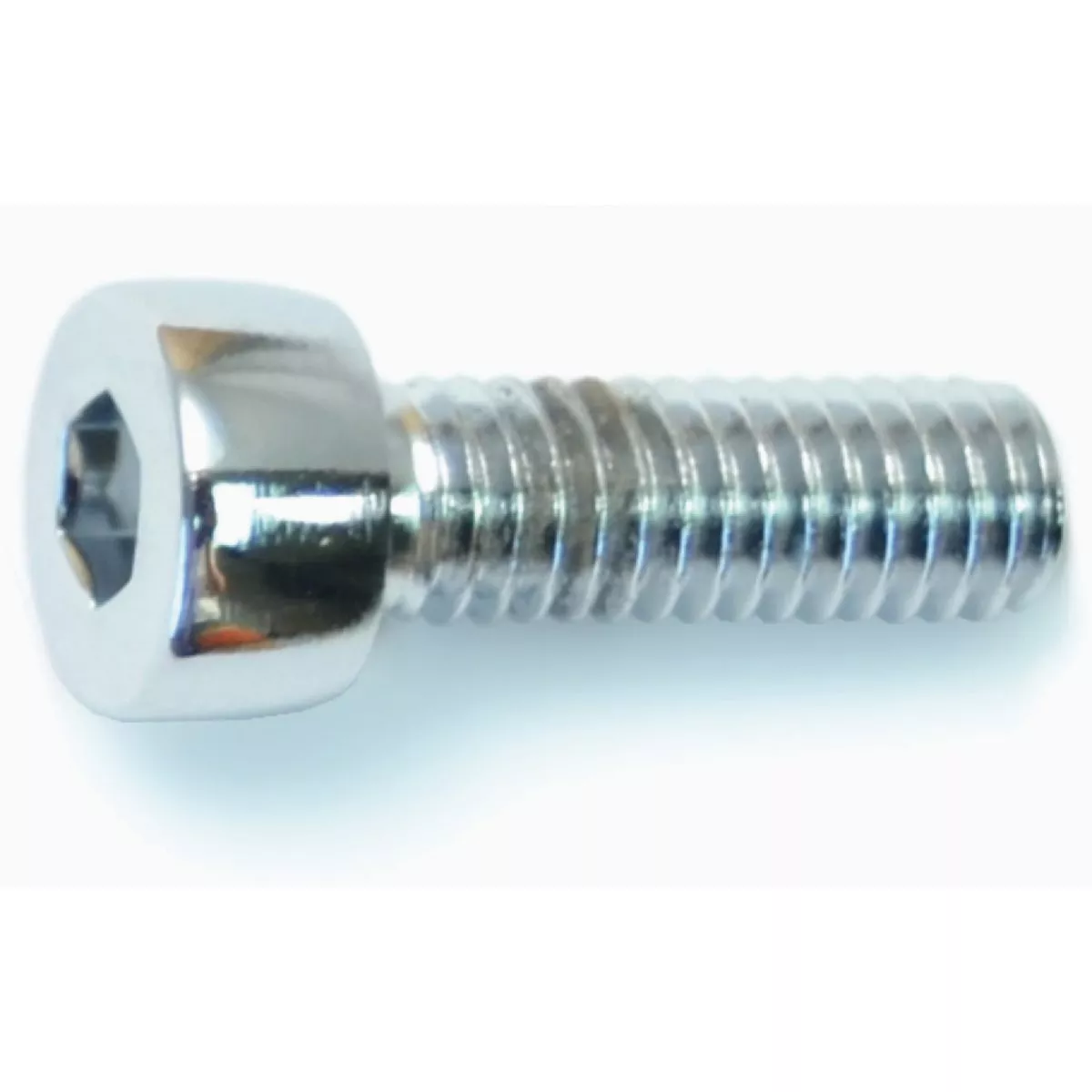Midwest Fastener 4mm-0.7 x 12mm Chrome Plated Class 12.9 Steel Coarse Thread Smooth Head Hex Socket Cap Screws