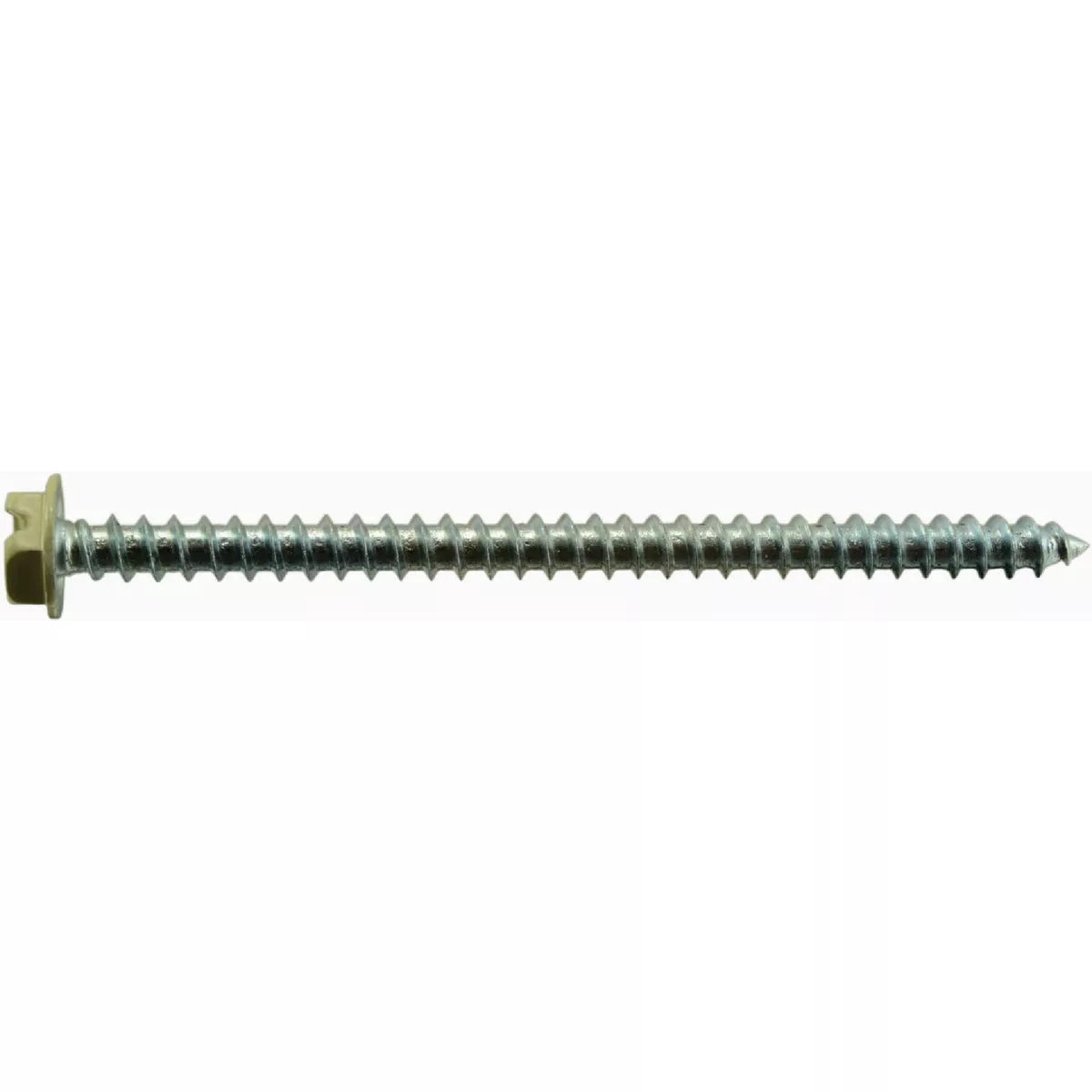 Midwest Fastener #10 x 3 In. Beige Painted Steel Slotted Hex Washer Head Sheet Metal Screws (10 Ct.)