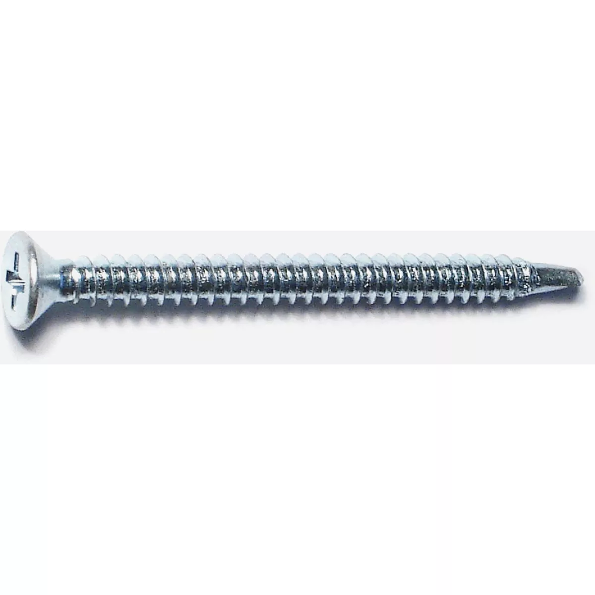 Midwest Fastener #8-18 x 2 In. Zinc Plated Steel Phillips Flat Head Self-Drilling Screws (35 Ct.)