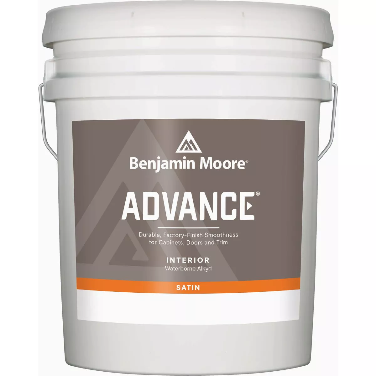 Benjamin Moore Advance Waterborne Alkyd Satin Interior Wall Paint, Base 1, 5 Gal.