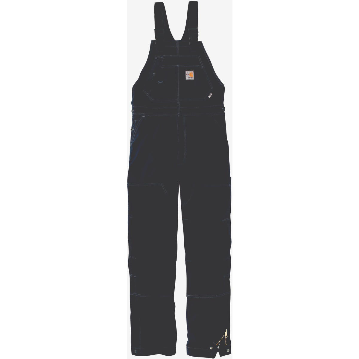 Carhartt Men s 50x32 Dark Navy Flame Resistant Midweight Quick Duck Quilt Lined Bib Overalls Do it Best