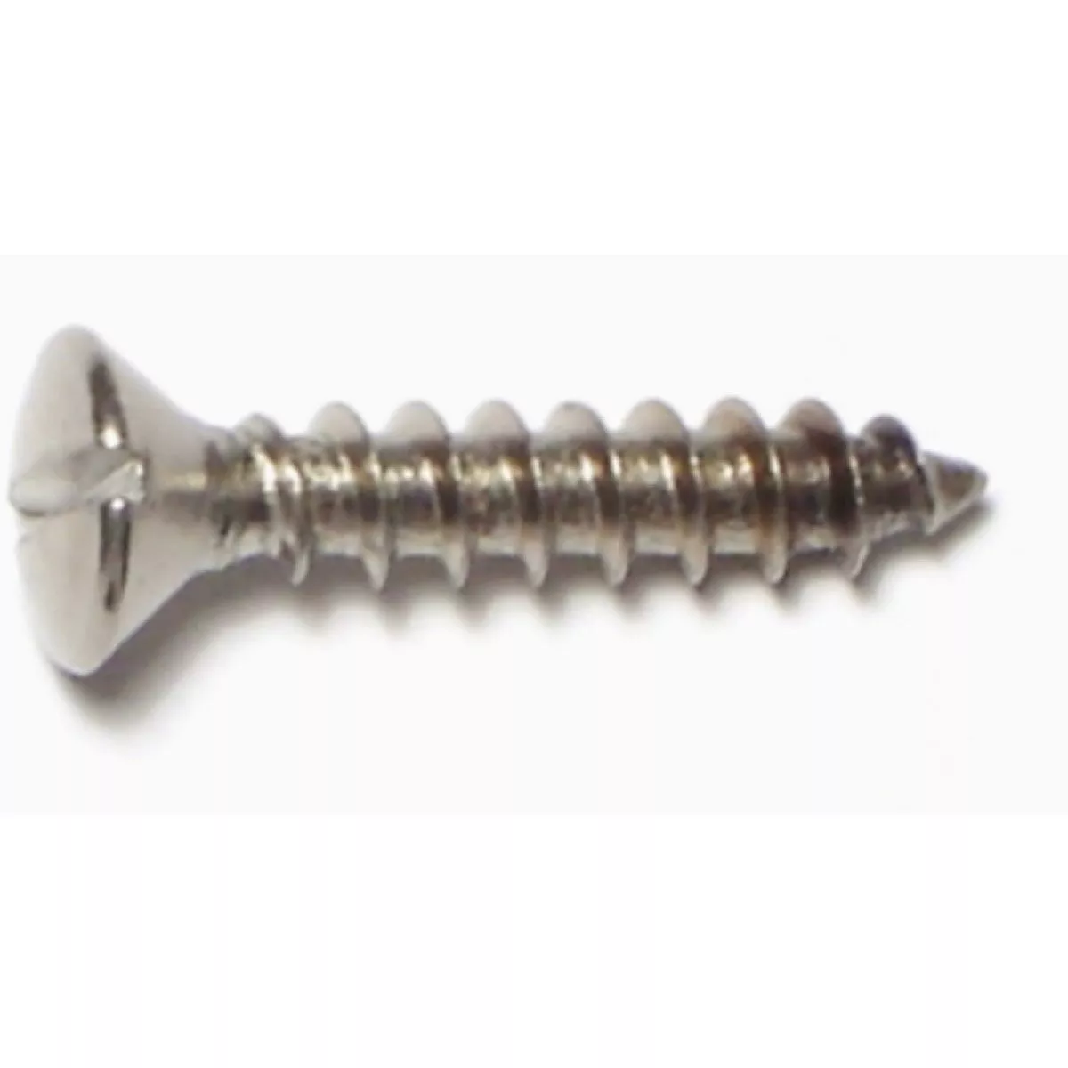 Midwest Fastener #10 x 1 In. 18-8 Stainless Steel Slotted Oval Head Sheet Metal Screws (20 Ct.)