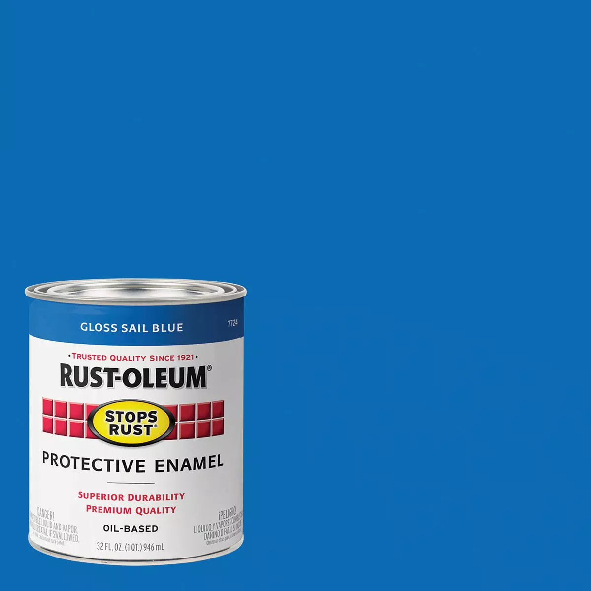 Rust-Oleum Stops Rust Enamel Gloss Sail Blue-QT