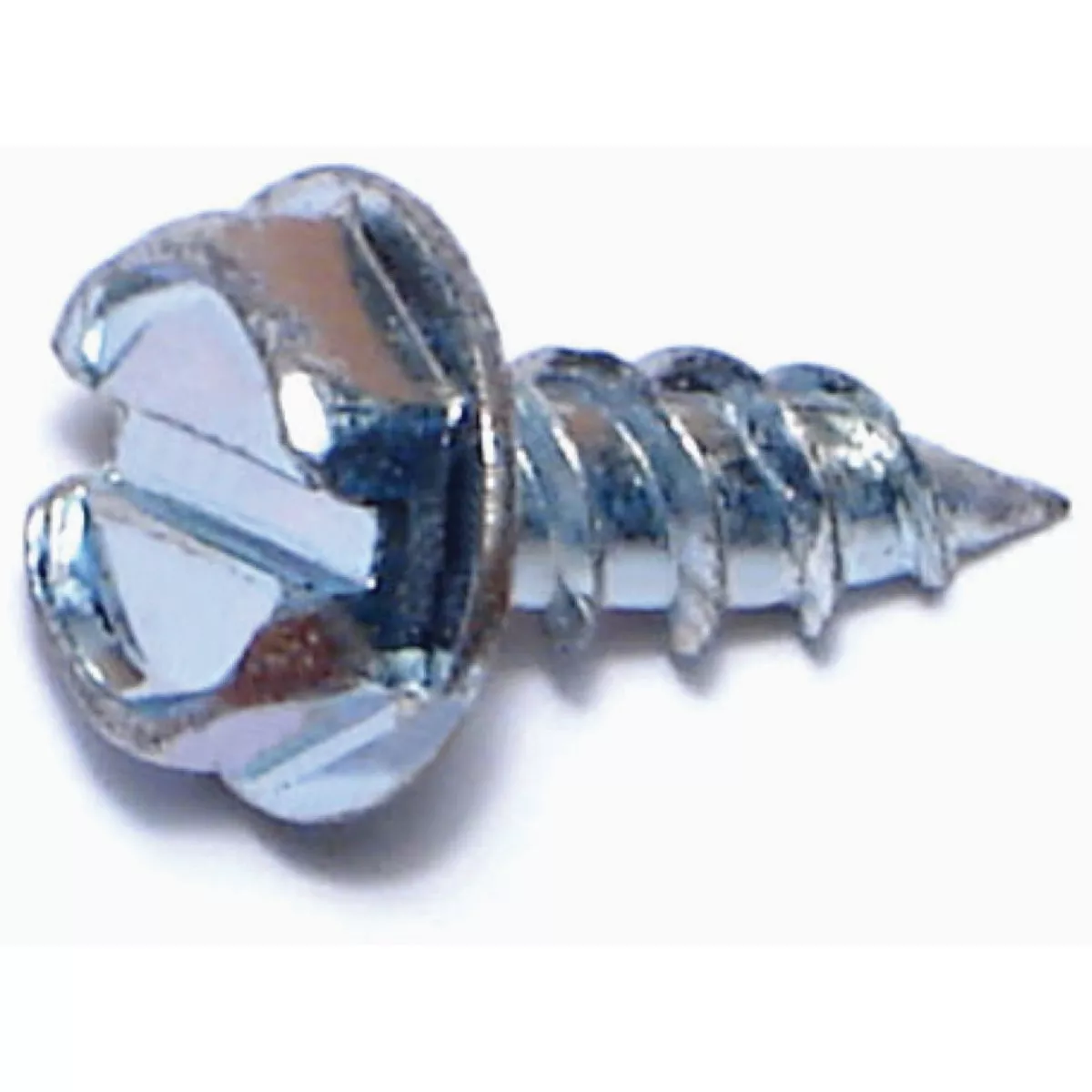 Midwest Fastener #10 x 1/2 In. Zinc Plated Steel Hex Washer Head Speed Point Sheet Metal Screws