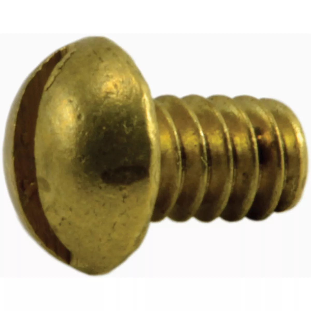 Midwest Fastener #4-40 x 3/16 In. Brass Coarse Thread Slotted Round Head Machine Screws