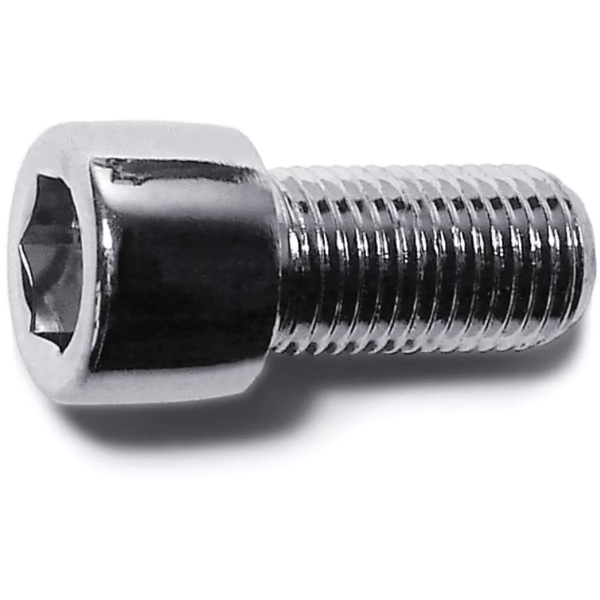 Midwest Fastener 3/8 In.-24 x 3/4 In. Chrome Plated Steel Fine Thread Smooth Head Socket Cap Screws