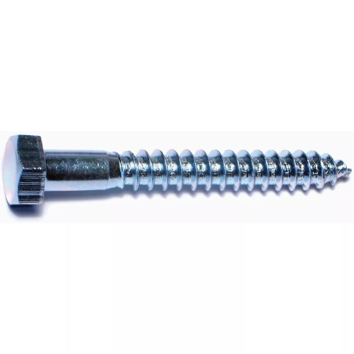 Midwest Fastener 5/16 In. x 2-1/2 In. Zinc Plated Grade 2 / A307 Steel Hex Head Lag Screws (100 Ct.)-