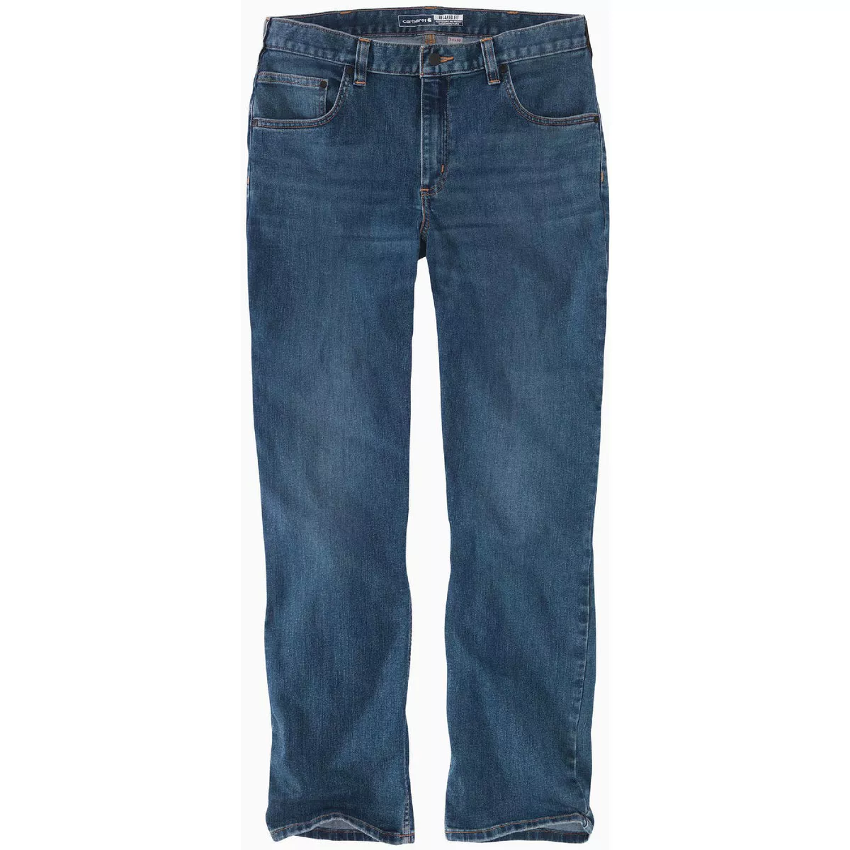 Carhartt Force Men's 32x30 Rainier Low Rise 5-Pocket Jeans, Relaxed Fit