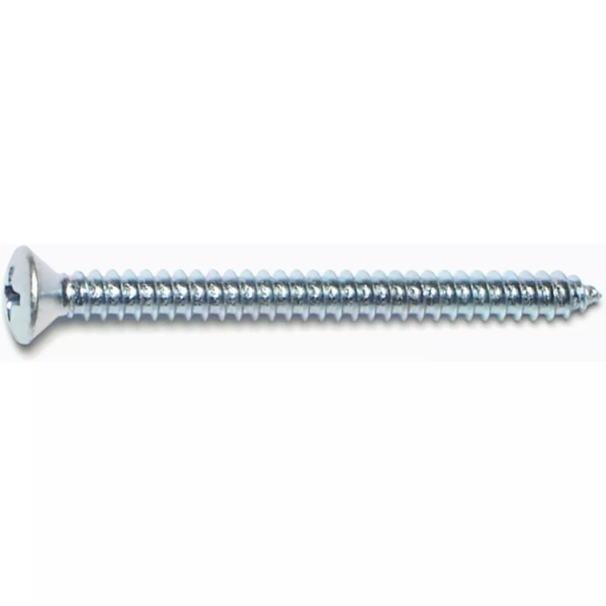 Midwest Fastener #8 x 2 In. Zinc Plated Steel Phillips Oval Head Sheet Metal Screws (30 Ct.)-