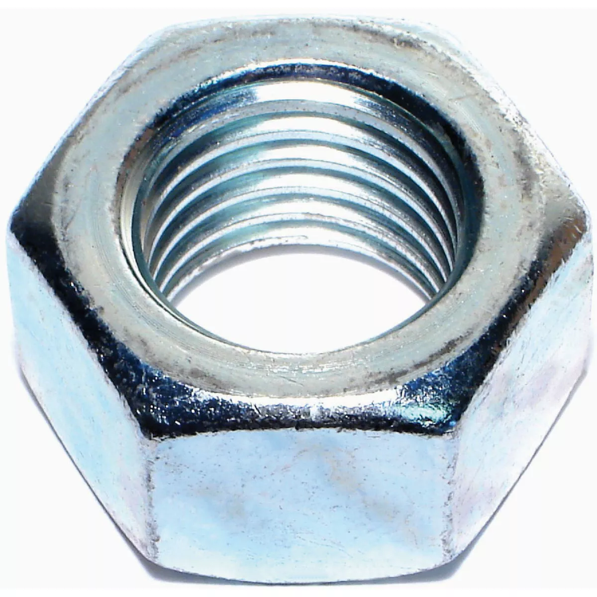 Midwest Fastener 1-1/8 In.-7 Zinc Plated Grade 2 Steel Coarse Thread Finished Hex Nuts (10 Ct.)