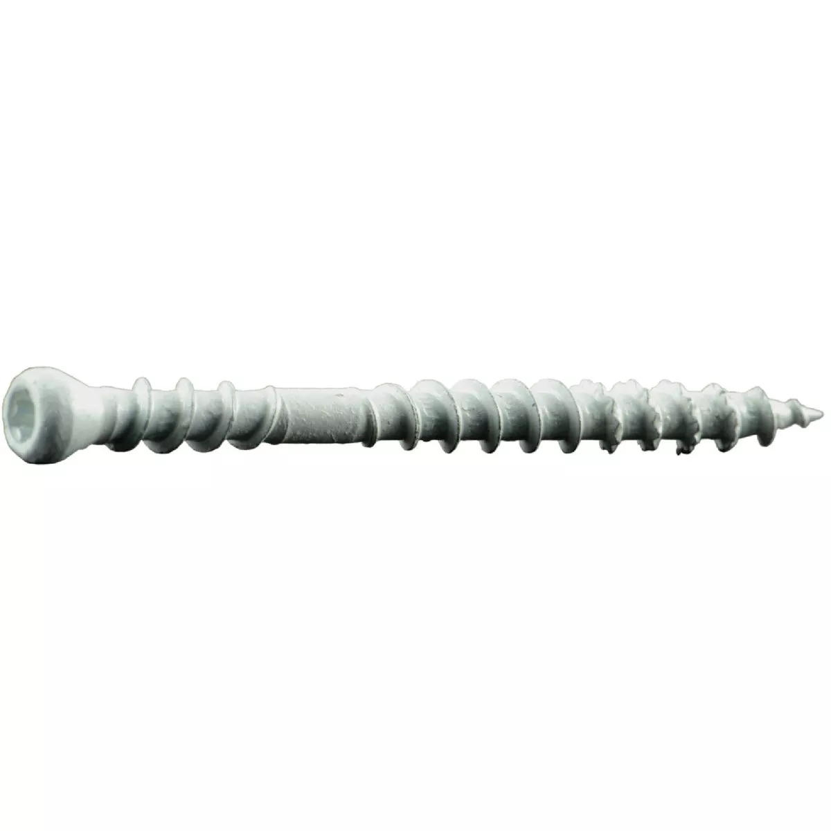 Midwest Fastener #8 x 2-1/2 In. White XL1500 Coated Steel Star Drive Composite Trim Head Saberdrive Deck Screws