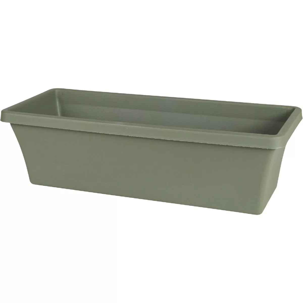 Bloem Terra 30 In. Plastic Living Green Flower Box