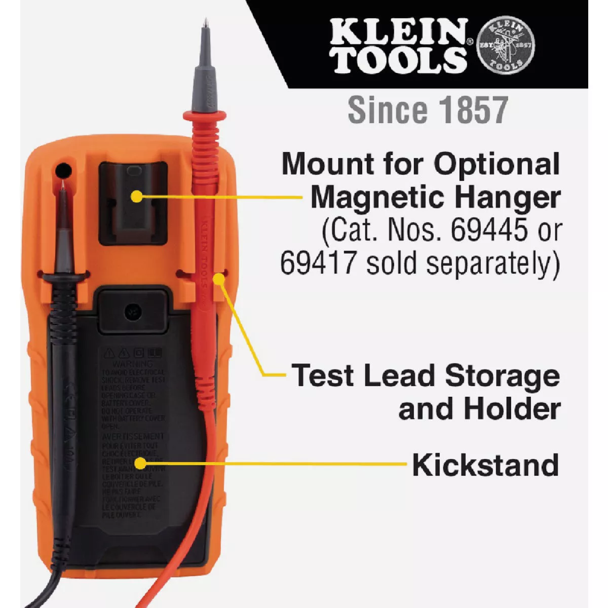 Klein 600V Manual Ranging Digital Multimeter - photo 7