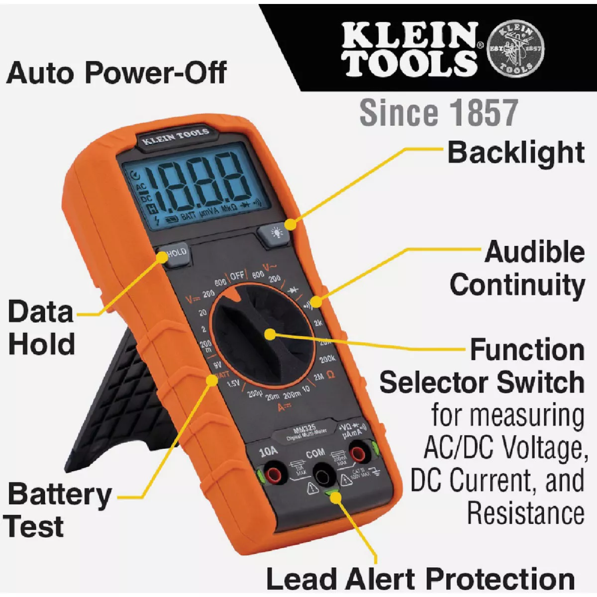 Klein 600V Manual Ranging Digital Multimeter - photo 5