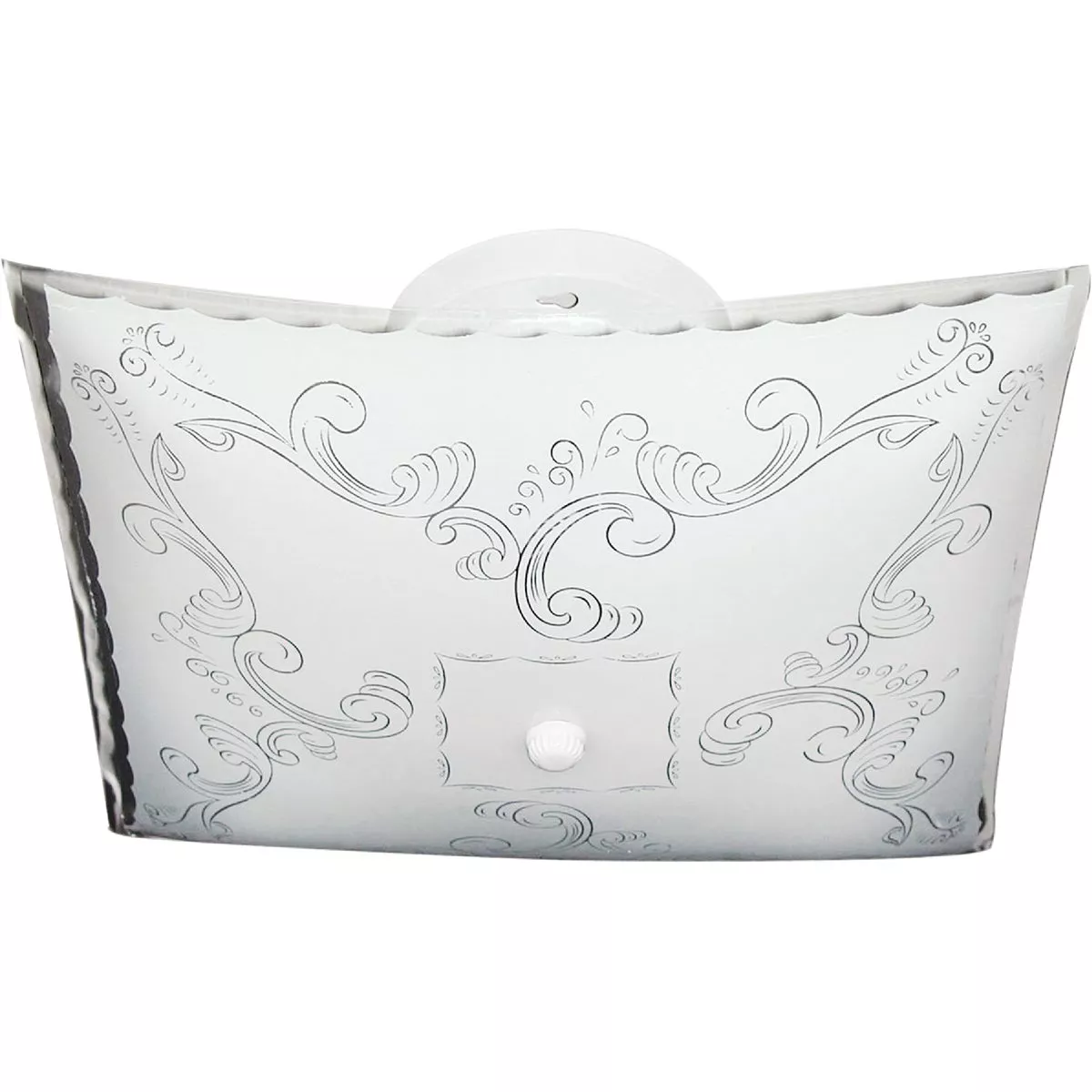 Canarm 12 In. White Incandescent Flush Mount Ceiling Light Fixture