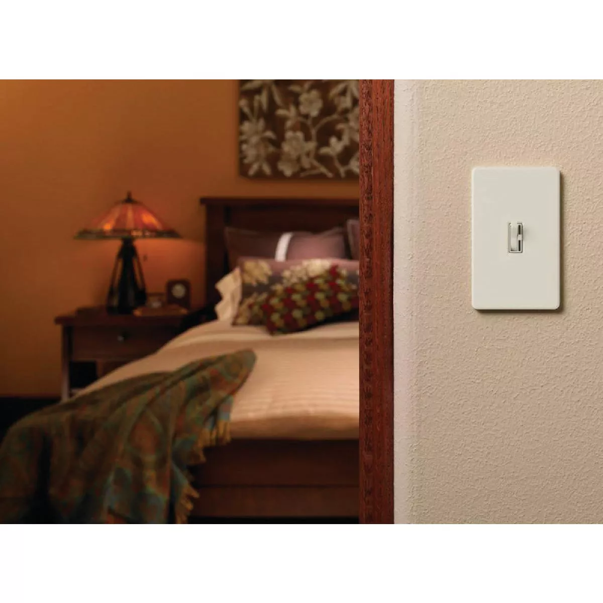 Lutron Toggler Incandescent/Halogen/LED/CFL White Slide Dimmer Switch - photo 10