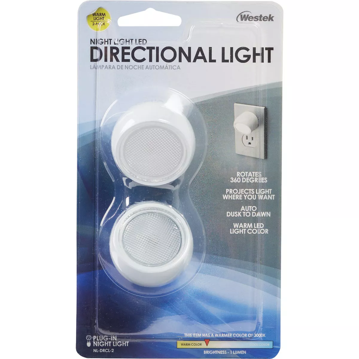 Westek White Dusk To Dawn Directional LED Night Light - photo 2