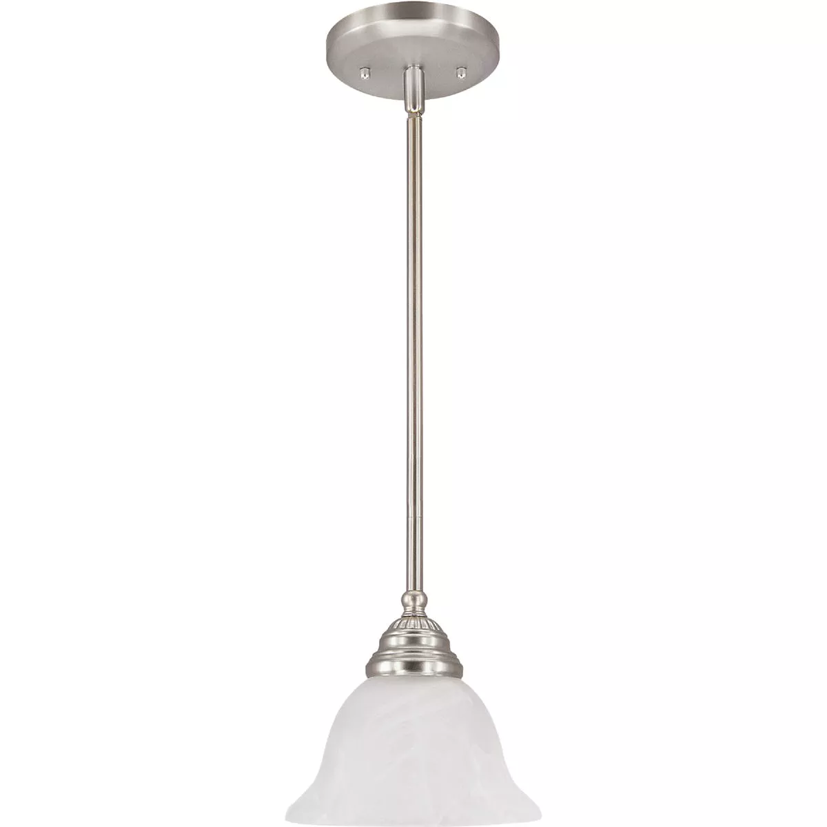 Home Impressions Julianna 1-Bulb Brushed Nickel Incandescent Pendant Light Fixture - photo 2